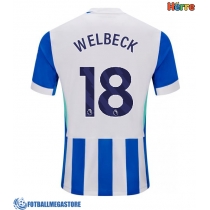 Fotballdrakt Herre Brighton Danny Welbeck #18 Hjemmedrakt 2025-26 Kortermet